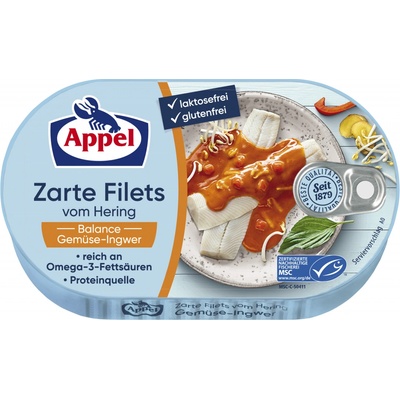 Appel Filety sleďové ve sladko kyselé omáčce se zázvorem 200 g – Zbozi.Blesk.cz