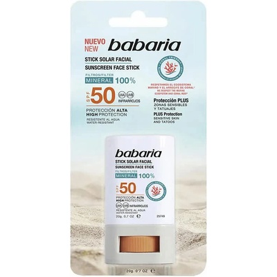 Babaria Sunscreen Face Stick SPF50 - Clear (White)