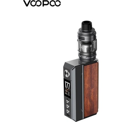 VOOPOO DRAG 4 177 W Grip 5,5ml Full Kit Gun Metal Rosewood 1 ks – Zboží Mobilmania