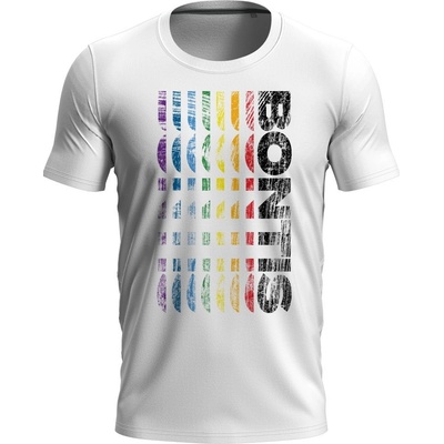 Bontis tričko Glitch biele