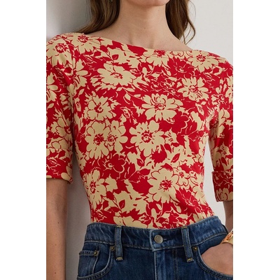 Lauren Ralph Lauren тениска basic дамска от памук (200P09078)