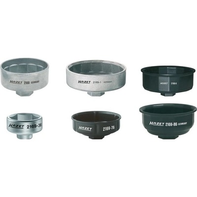 Hazet Sada miskových kľúčov na olejové filtre 2169/6