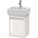 Duravit Ketho - Шкафче за умивалник 55x40x32 см, 1 врата, панти отдясно, лъскаво бяло KT6630R2222 (KT6630R2222)