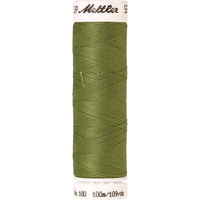 Nitě SERALON 100m na univerzální šití, polyester AMANN Mettler - více barev 6677: 0839 světle zelená