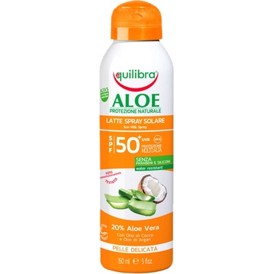 Equilibra, Aloe Sun aloe vera mlieko na opaľovanie v spreji SPF30 150 ml