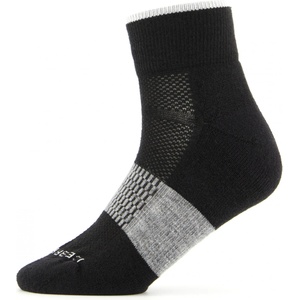 Icebreaker Мъжки спортни чорапи Icebreaker Multisport Light Mini Sports socks - Black / Snow / Metro Heather - размер 44, 5-46, 5 (EU) (201-3324-0913)