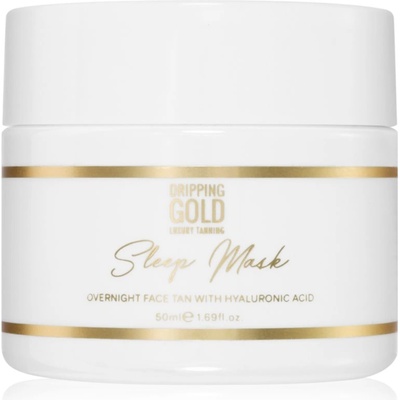 Dripping Gold Sleep Mask автобронзираща нощна маска за лице цвят Medium/Dark 50ml