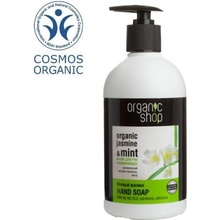 Organic shop Organické hydratačné tekuté mydlo na ruky Mätový jazmín 500 ml