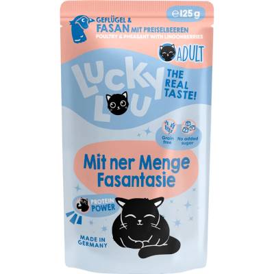 Lucky Lou Adult 16 x hydinové a bažantie 125 g