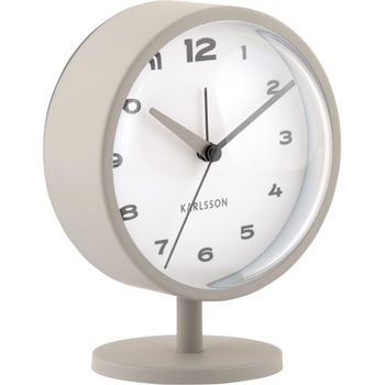 Karlsson Brisk Dome будилник, бежов (KA6027GY)