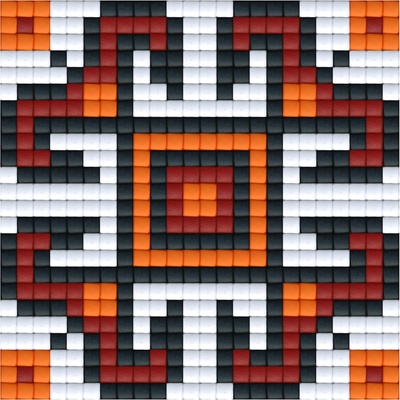 Bright Toys Мозайка с пиксели - Българска народна шевица, 24x24 пиксела - Мотив 34 (BE24034)