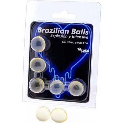 Taloka 5 Brazilian Balls Cold &Amp Vibration Effect Exciting Gel