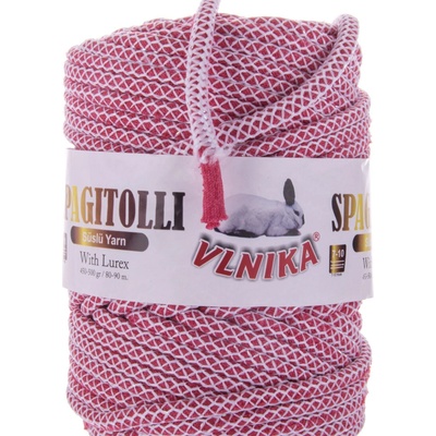 VLNIKA Příze Spagitolli Süslü s lurexem Barva: 336 - růžová