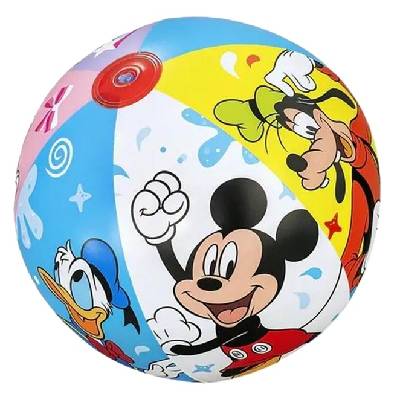 Надуваема плажна топка Bestway - Mickey & Friends, 51 cm (91098)