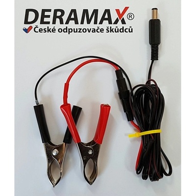 Deramax Kablík pro připojení zdrojových odpuzovačů 12V akumulátoru DER-0491