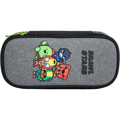 Kstationery Елипсовиден ученически несесер Kstationery Brawl Stars - Ready to Battle (68248)