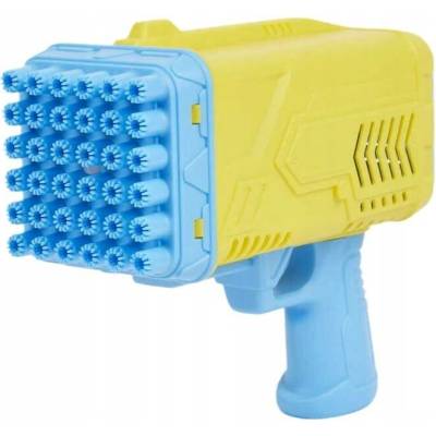 Pistole na bubliny s osvětlením + náplň 100 ml Žlutý