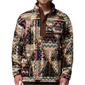 Columbia Мъжки поларен пуловер Columbia Helvetia II Printed Half Snap Fleece Fleece jumper - Black Geomix - размер XXL (005-6144-1816)