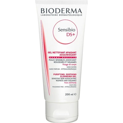 BIODERMA Почистващ и успокояващ гел - пяна за чувствителна кожа , Bioderma Sensibio Ds+ , 200ml