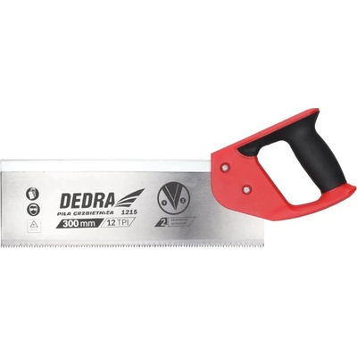 DEDRA pila čepovka 300mm, 12TPI 1215