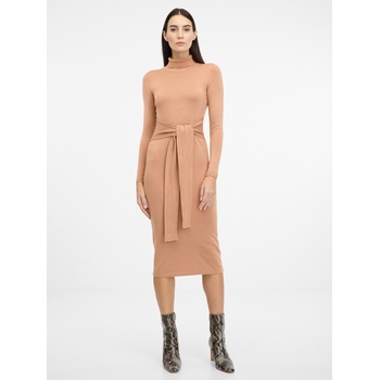 orsay Светлокафява дамска миди рокля ORSAY Orsay | Kafyav | ЖЕНИ | XS