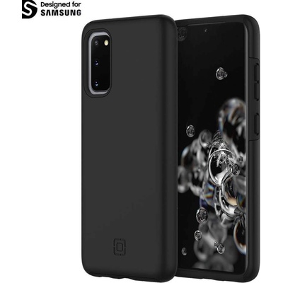 Incipio DualPro Case - удароустойчив хибриден кейс за Samsung Galaxy S20 (черен)