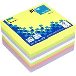  Самоз лист Info Notes Микс Неон 75х75mm 400 л (1901048-58-5654-80)