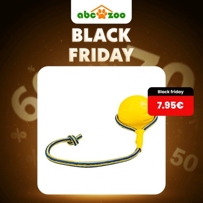 Duvo+ pěn. lopta s provázkem 7 cm