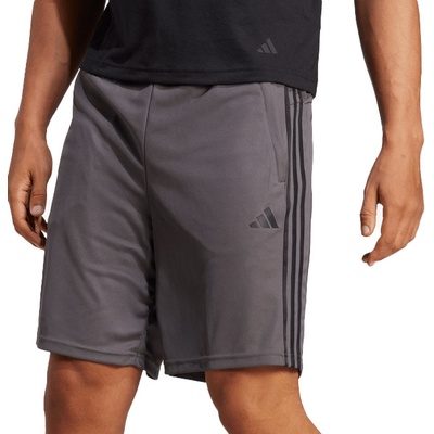 adidas Športové kraťasy Train Essentials Piqué 3-Stripes Training shorts IB8245 Sivá