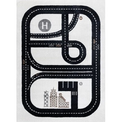 Dywany Łuszczów Fun Track cream Béžová