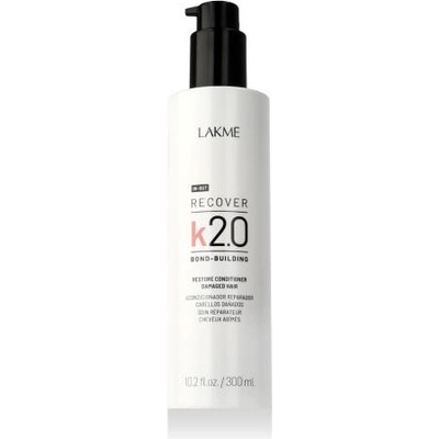LAKMÉ COSMETICS k2.0 Recover Restore Conditioner 300 ml възстановяващ балсам за увредена коса унисекс