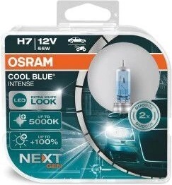Osram Cool Blue Intense H7 PX26d 12V 55W 2 ks 64210CBN-HCB