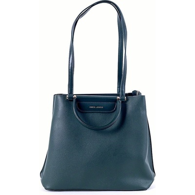 David Jones Paris Středně velká kabelka do ruky i na rameno CM6522 zelená