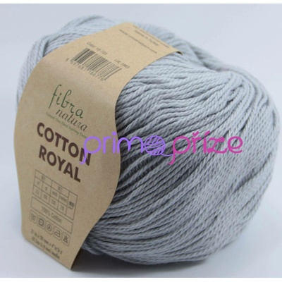 FIBRA NATURA Cotton Royal 18-723 světle šedá