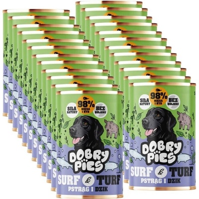 Dobré pes s pstruhom a diviakom 24 x 400 g