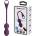 Вагинални топчета, смартфон контрол - Prett Love Elvira Purple II (DEBRA01670)