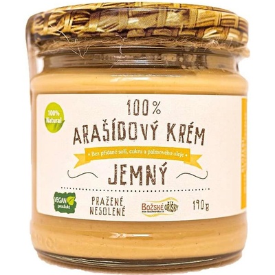 Božské oříšky Arašídový krém jemné 190 g