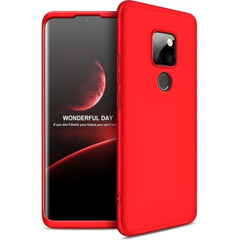 GKK Защитен калъф GKK 360 - Преден и заден капак за цялостна защита на телефона Huawei Mate 20 - Червен KP13194 (13194)