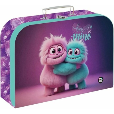 Oxybag Kufřík lamino PREMIUM LIGHT Monster 34 cm