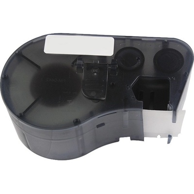 Compatible Brady MC-1500-595-RD-BK, самозалепващ се винил, 38.10 mm x 7.62 m, черен печат / червен фон, съвместима лента (RL-BD-MC-1500-595-BK/RE)