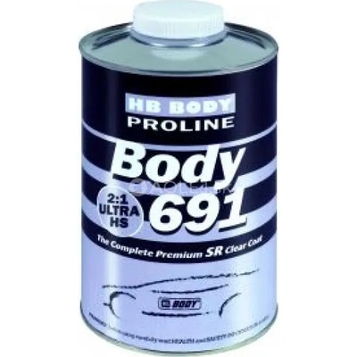 HB BODY 691 CLEAR COAT UHS 2:1 Akrylátový lak transparentný 1l