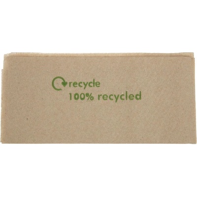 No Brand Obědové ubrousky z kraftového papíru recyklované 330 × 320mm 6000ks