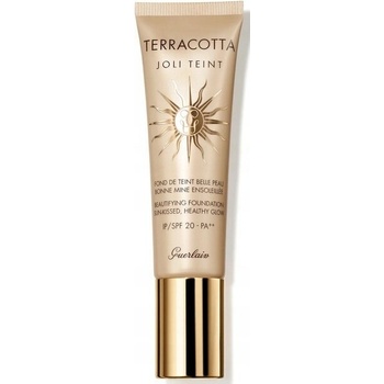 Guerlain Terracotta Joli Teint Beautifying Foundation rozjasňujúci make-up pre prirodzený vzhľad SPF20 Moyen/Medium 30 ml