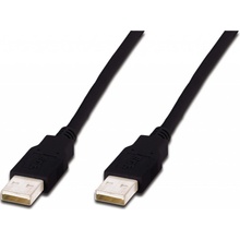 Digitus AK-300100-010-S USB, A/samec na A/samec, 1m, černý