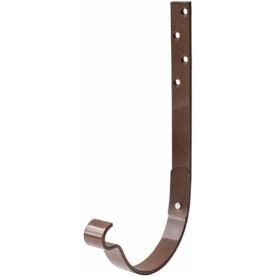 Gutta Aqua Žlabový hák PVC žlaby 125 mm 210 mm tmavě hnědý