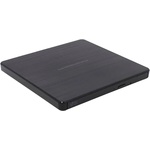 LG Hitachi-LG GP60NB60 Ultra Slim External DVD-RW, Super Multi, Silent Play, Win & MAC OS Compatible, M-DISC Support, Black (GP60NB60.AUAE12B) - gtcomputers