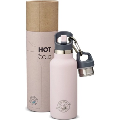 Carl Oscar Termofľaša antikor eco PINK s antikor slamkou 500 ml