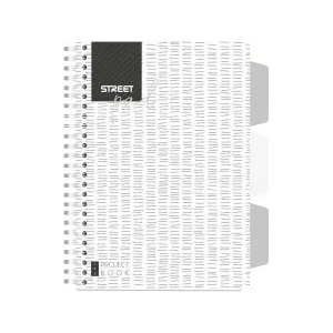 Eurocom Тетрадка Street Pad A5 100л бяла