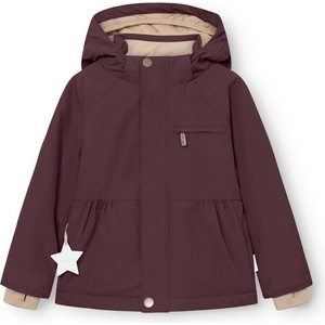 Mini A Ture Детско зимно яке Mini A Ture Kid's Matbriddine Winter jacket - Fudge Aubergine - размер 128 (EU) (703-7018-0215)