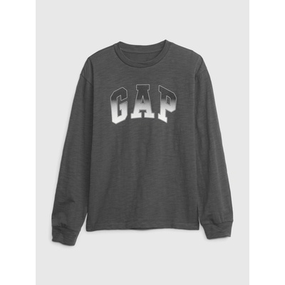 GAP detské tričko s logom sivá